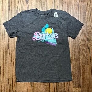 Barbie Kids Graphic T-Shirt - Gray NWT